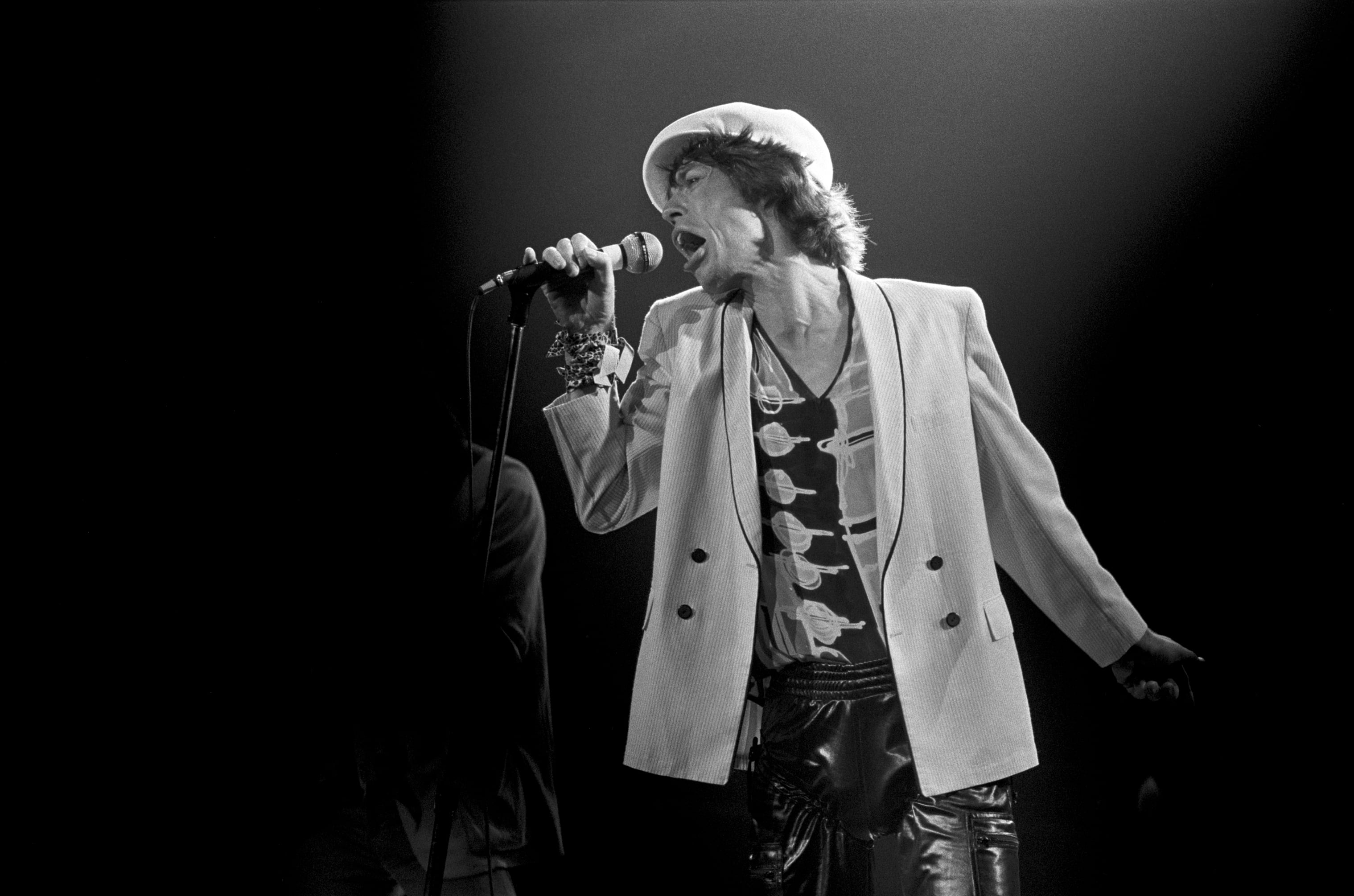 Mick Jagger en una actuación en 1978 en Atlanta, Georgia (EEUU)