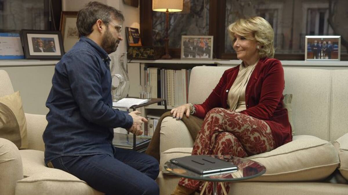Jordi Évole regresa arrollando con la entrevista a Esperanza Aguirre