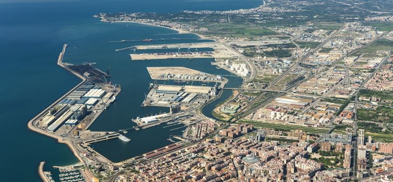 Vista aèrea del Port de Tarragona