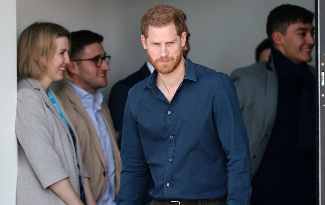 Prince Harry, duque de Sussex, en su visita a The Silverstone Experience at Silverstone.