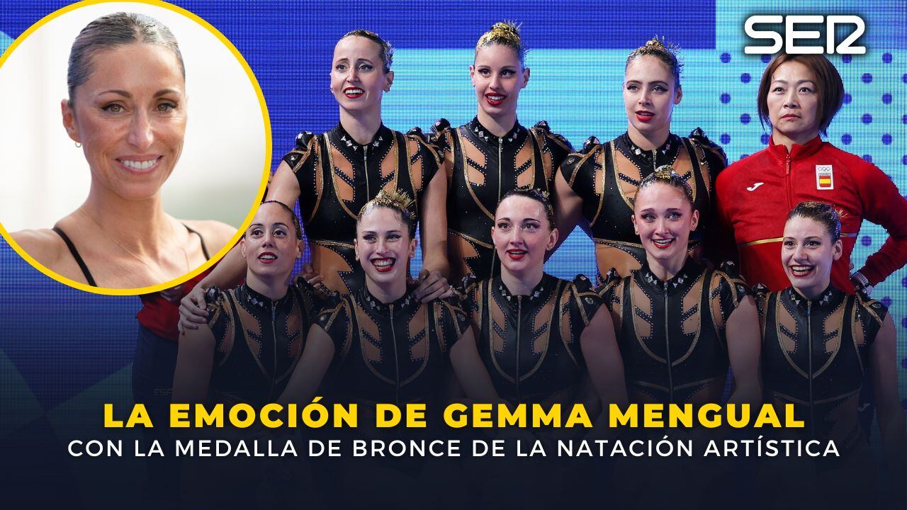 Gemma Mengual se emociona en Carrusel Deportivo