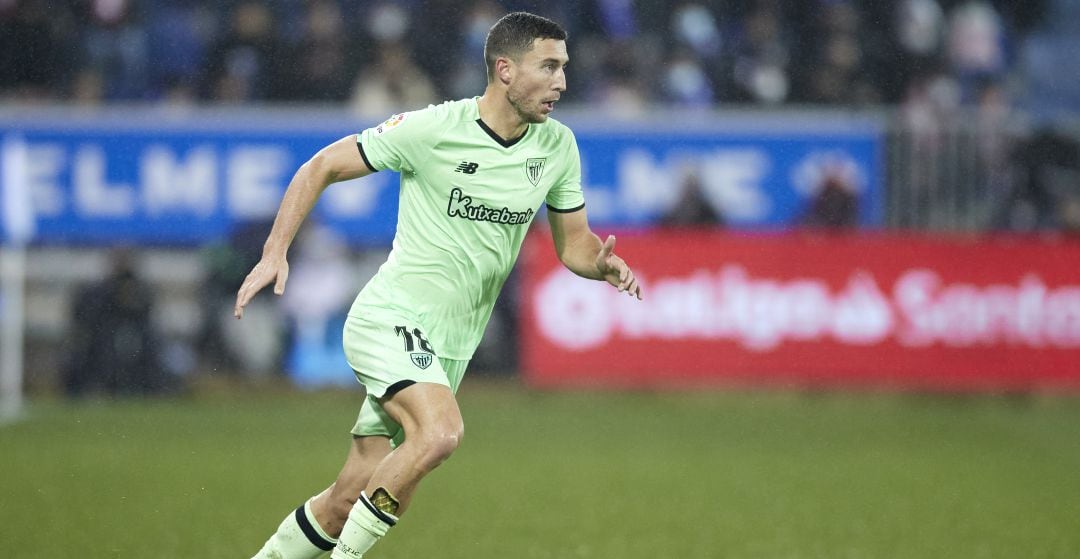 De Marcos, durante el partido frente al Deportivo Alavés