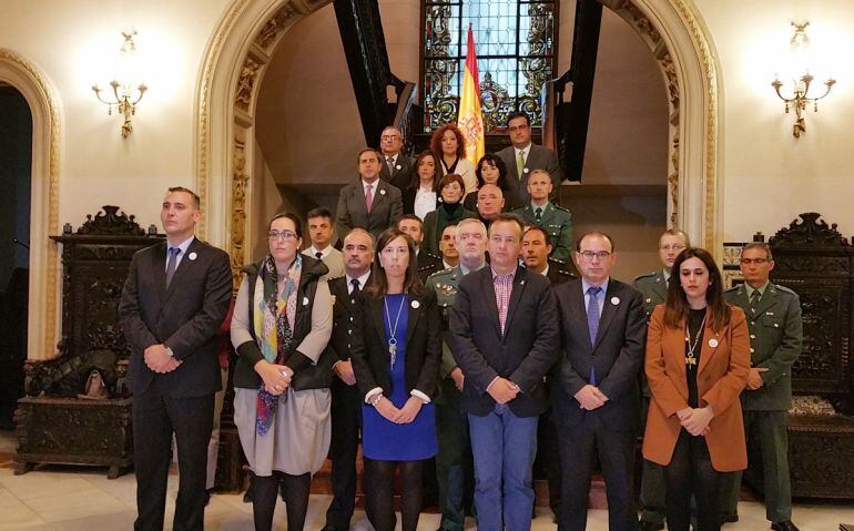 Acto contra la violencia de género con motivo del 25N celebrado en la Subdelegación del Gobierno de Granada