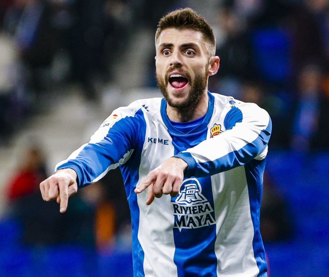 David López, jugador del Espanyol