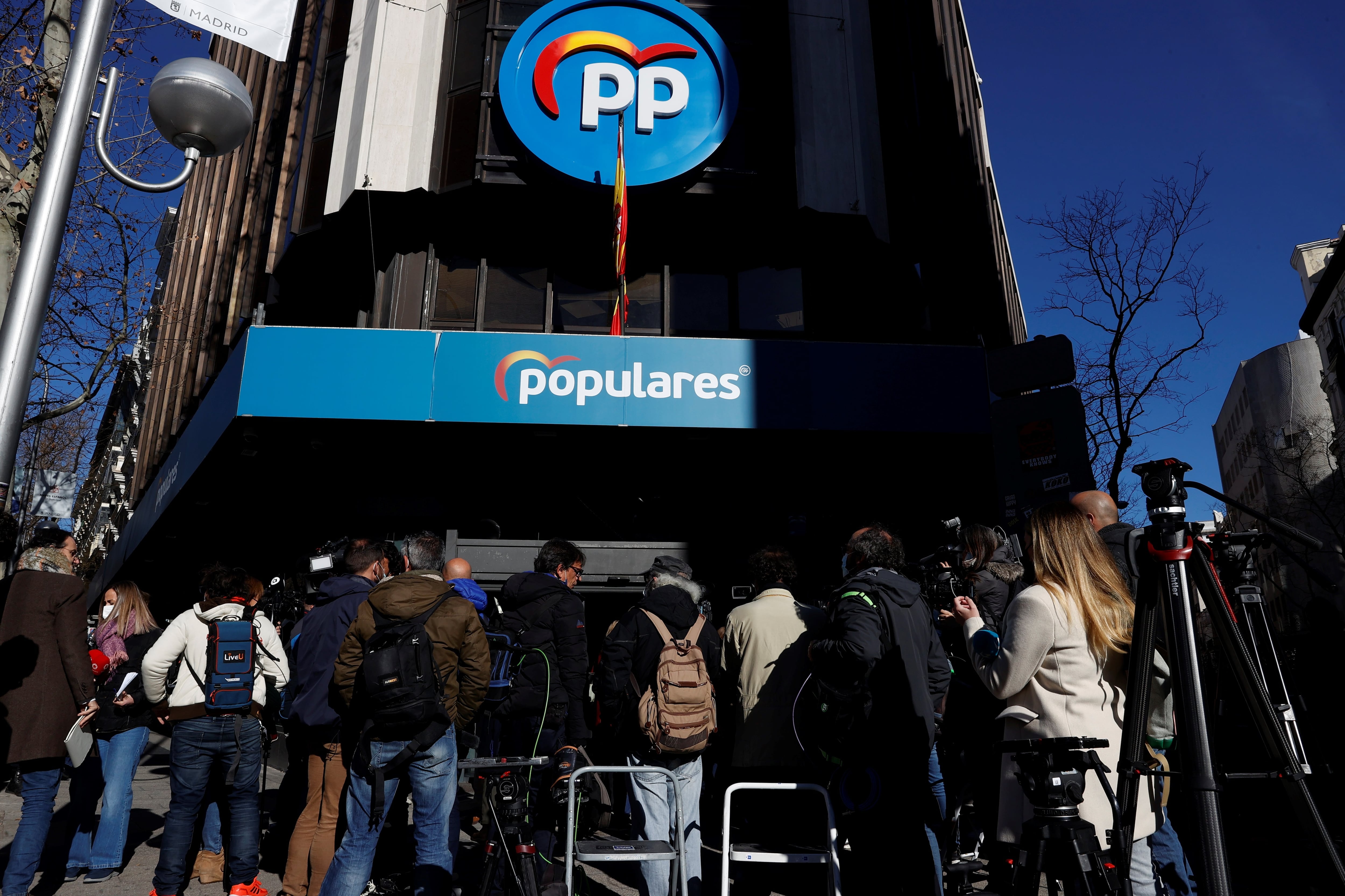 Sede del Partido Popular (PP) en la calle Génova en Madrid.