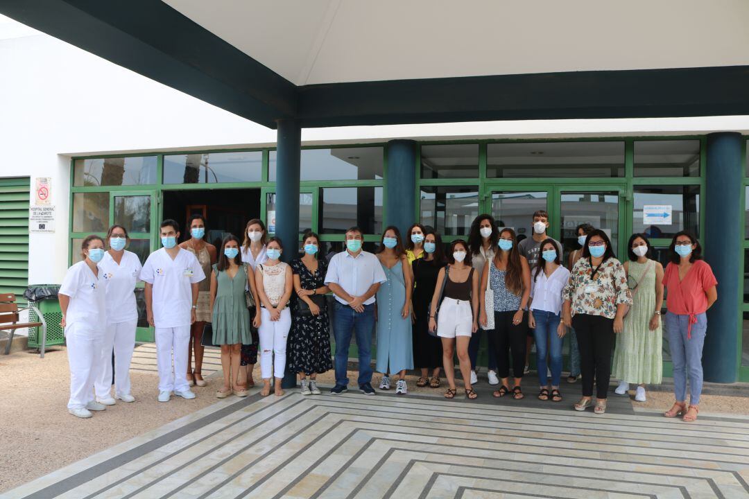 Los nuevos residentes que llegan al Área de Salud de Lanzarote.