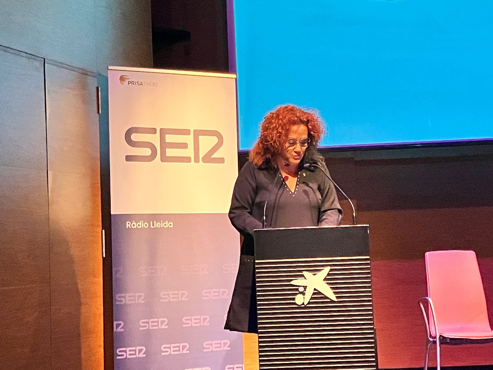 La diputada d&#039;Igualtat de la Diputació de Lleida, Sandra Marco, ha fet la cloenda de l&#039;Amb Veu de Dona de SER Lleida d&#039;aquest 2025, celebrat al CaixaForum.