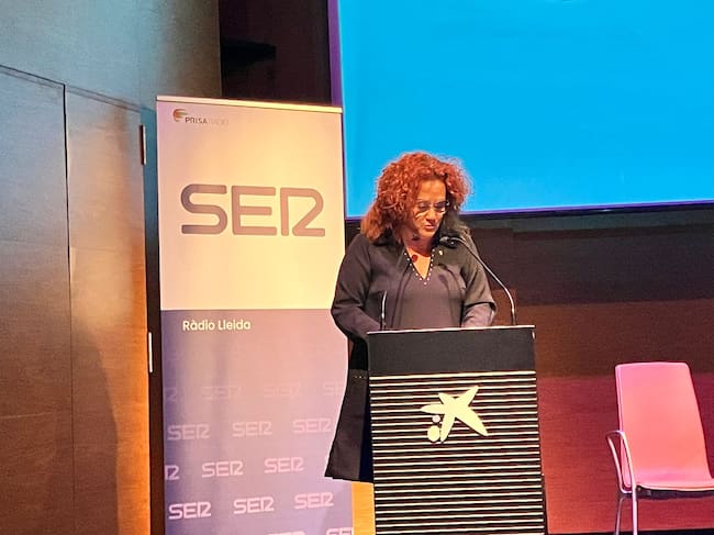 La diputada d'Igualtat de la Diputació de Lleida, Sandra Marco, ha fet la cloenda de l'Amb Veu de Dona de SER Lleida d'aquest 2025, celebrat al CaixaForum.