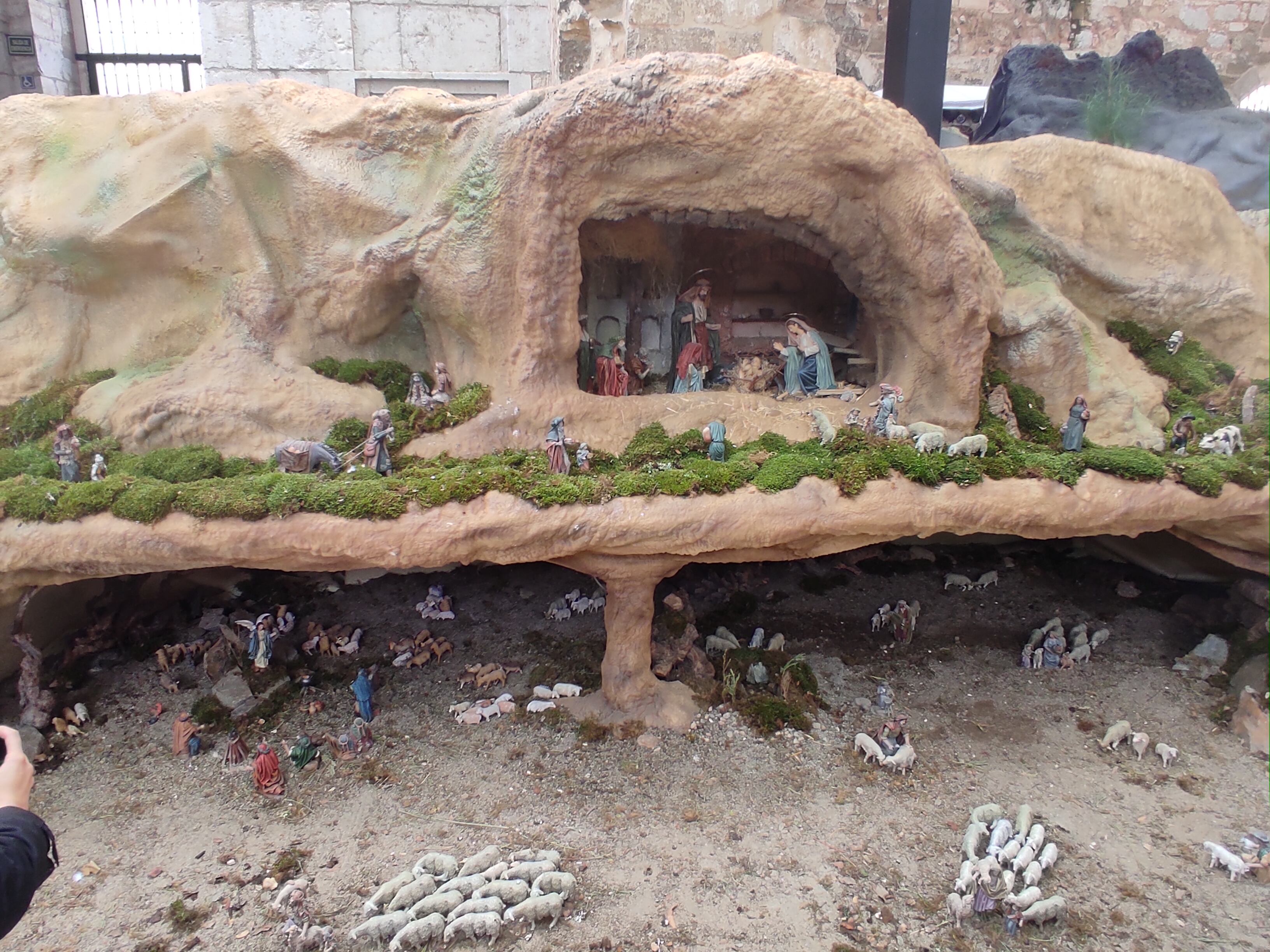 Escena del Nacimiento de Jesús en un portal de Belén. / Foto: Radio Castilla