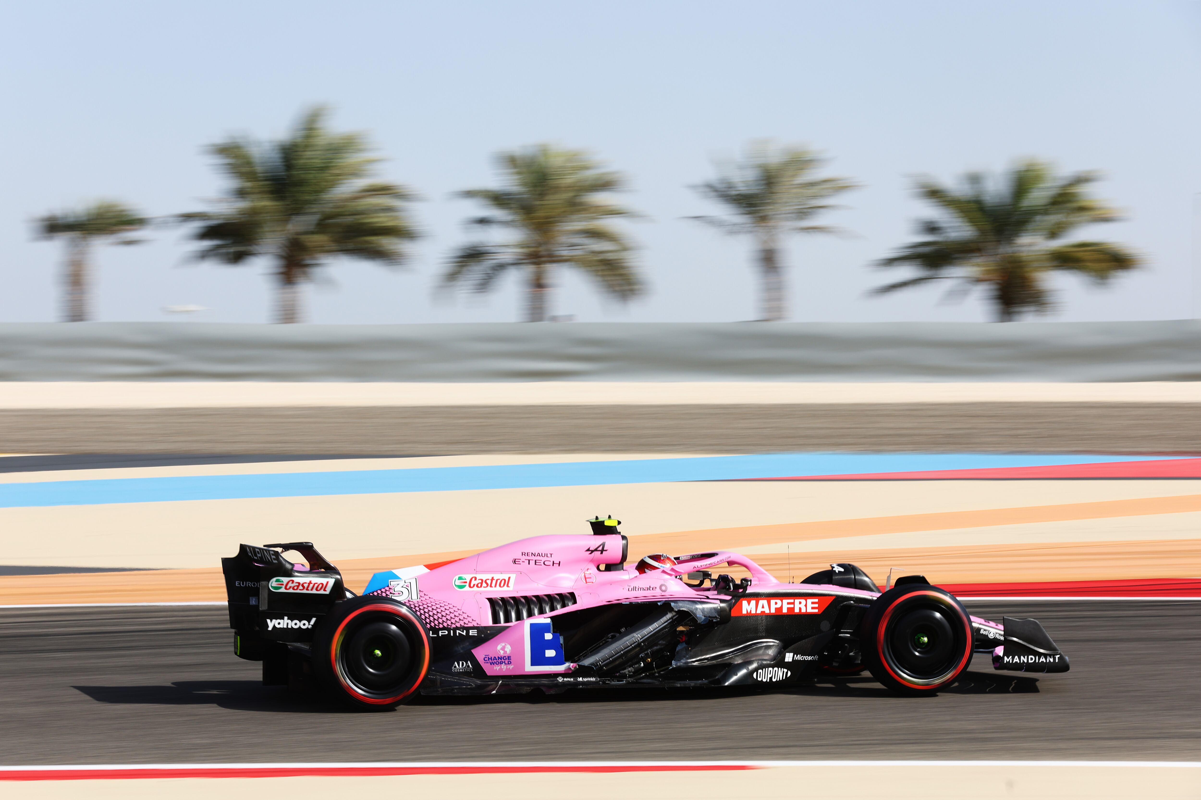 Esteban Ocon durante la sesión de Libres 1