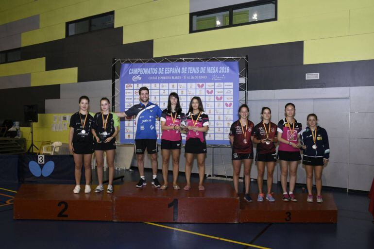 Las jugadoras del Arteal hicieron un gran torneo