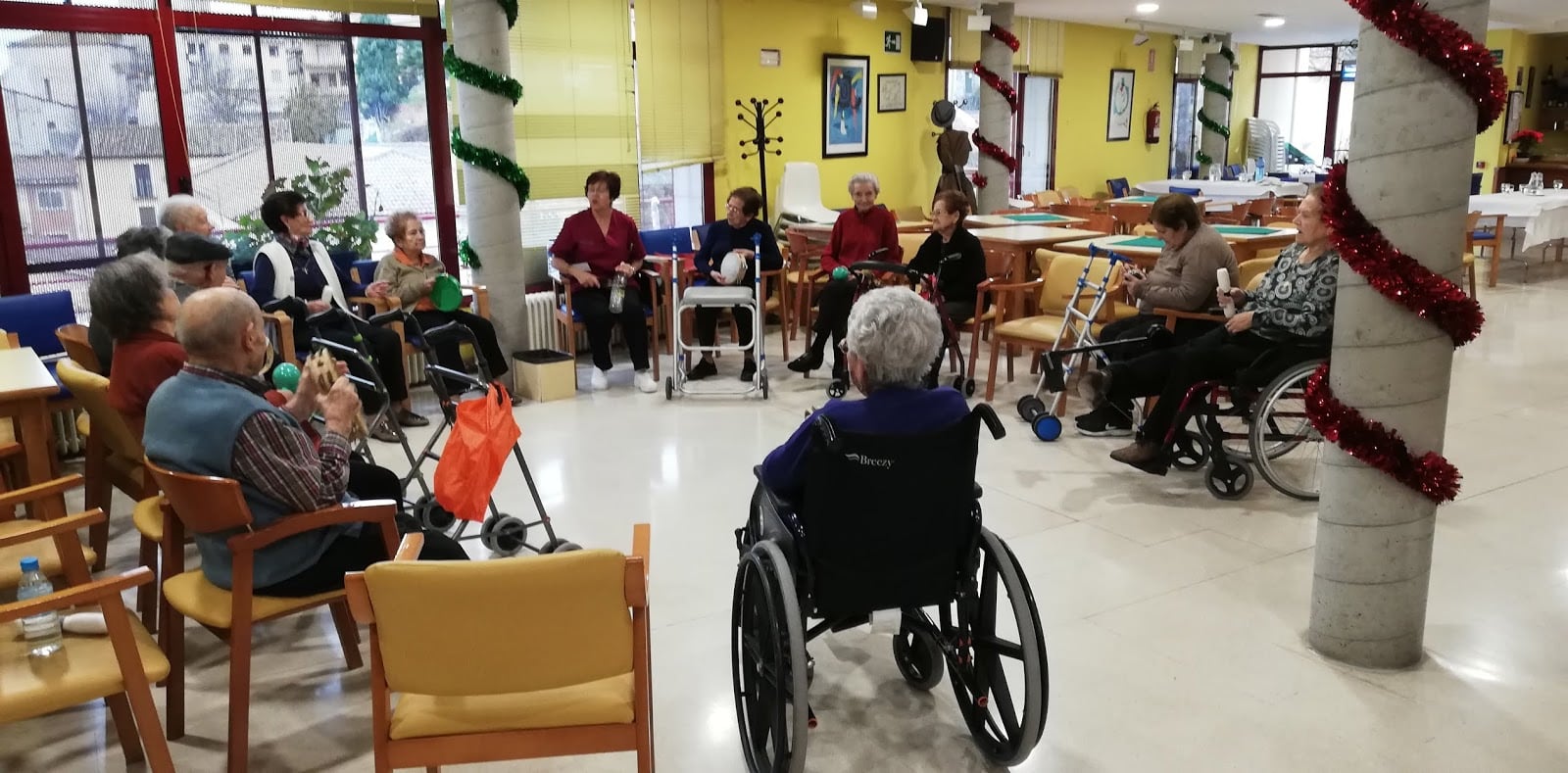 Imagen de archivo del servicio de estancias diurnas en el Centro de Día de Personas Mayores de Cuéllar