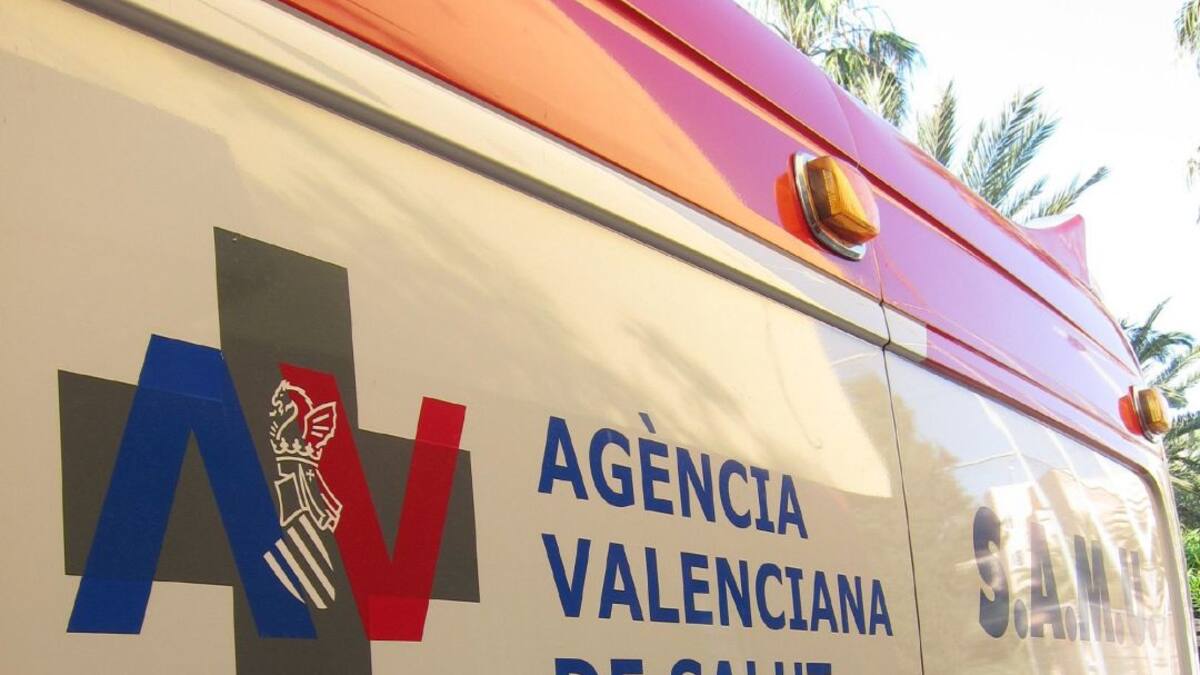 Accident entre un cotxe i una bici a L'Olleria