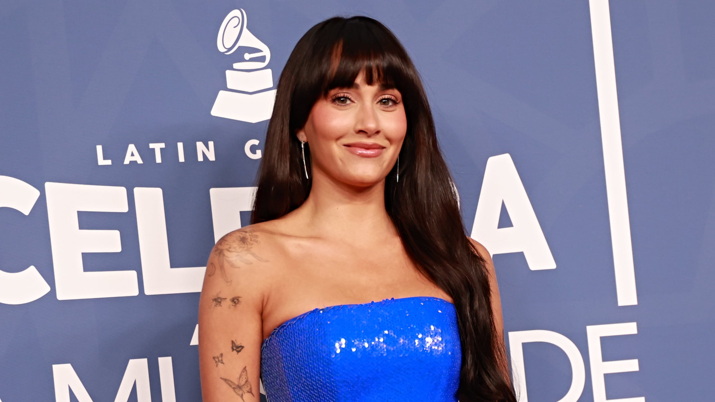 Aitana, el pasado miércoles en la gala Latin GRAMMY Celebrates: The Music of Andalucía, en Sevilla.