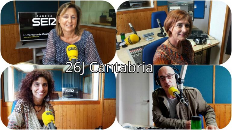 Cabezas de lista de los principales partidos para el 26J en Cantabria 