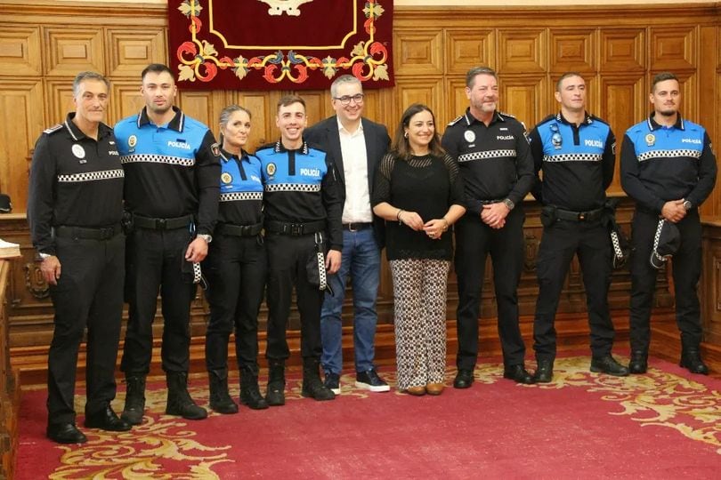 Se incorporan cinco nuevos agentes a la Policía Local de Palencia