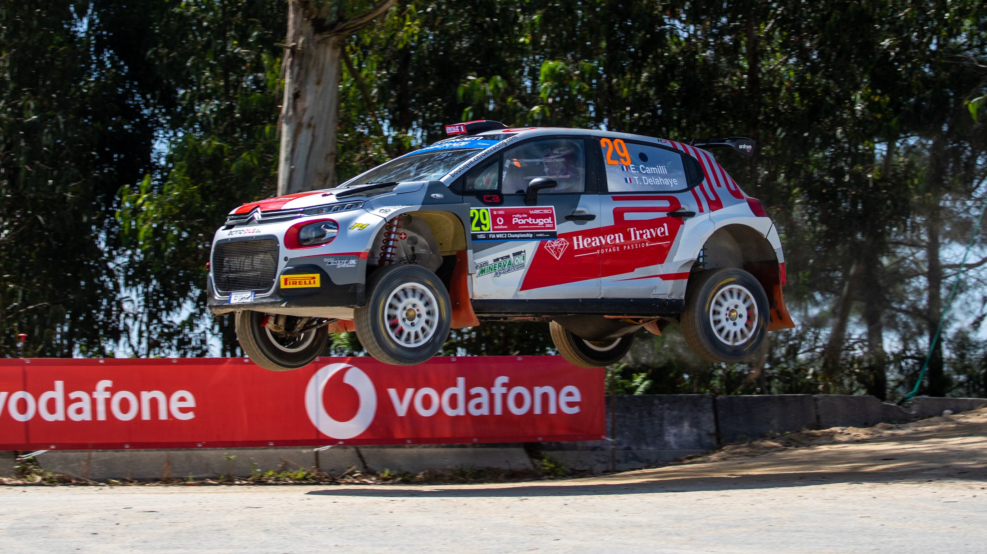 Eric Camilli en el Rally Portugal 2022.