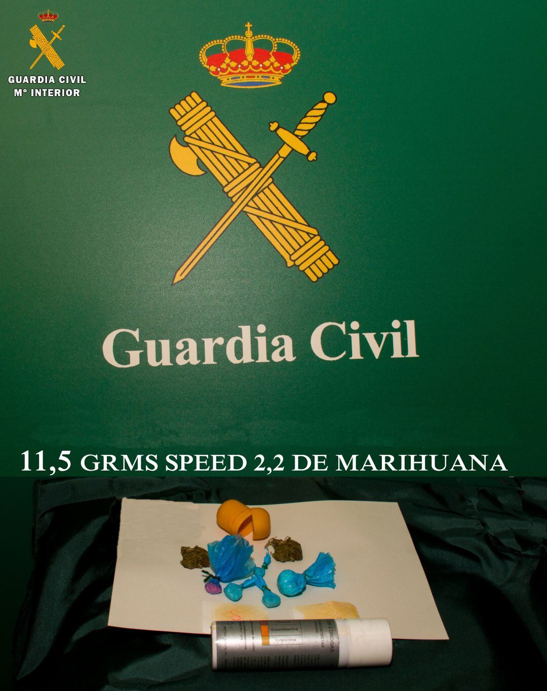 Droga inacautada en Palencia