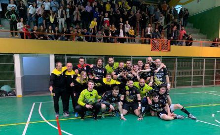 Celebración con la afición