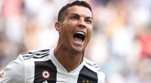 Cristiano celebra un gol con la Juventus