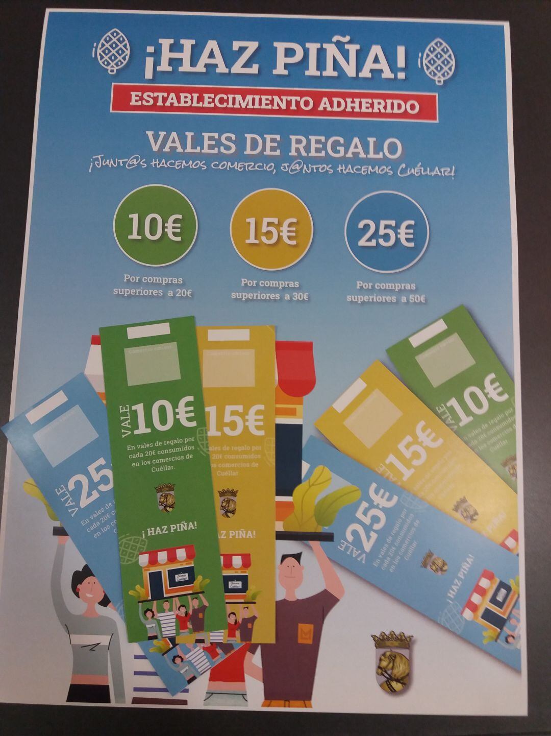 Campaña 'Haz Piña' para reactivar el consumo en los establecimientos de Cuéllar