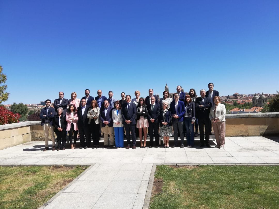 Candidatos al Ayuntamiento de Salamanca del PP, en el Parador.