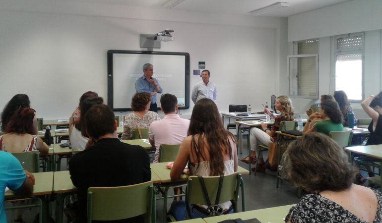 El curso se ha inaugurado con la presencia del concejal de Educación de Fuenlabrada, Isidoro Ortega.