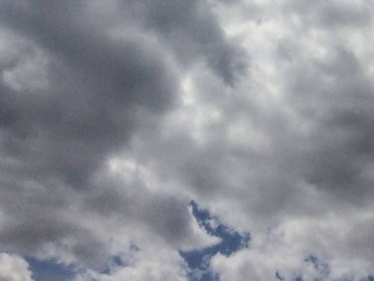 Este miércoles seguimos con cielos cubiertos y posibles chubascos