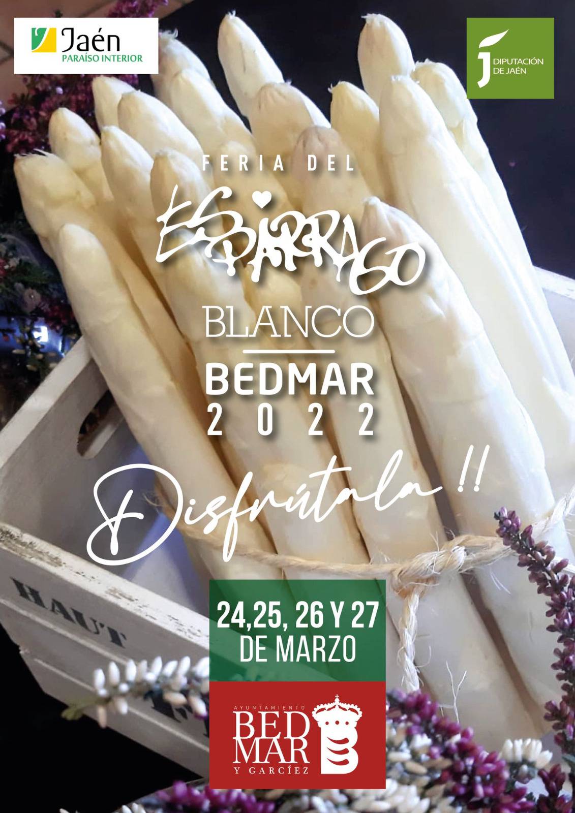 Cartel de la Feria del Espárrago de Bedmar 2.022