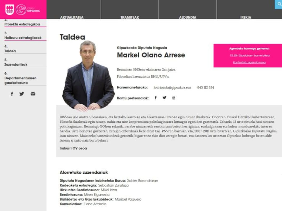 La diputación estrena página web