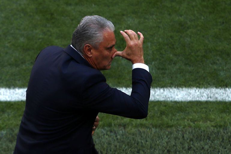 Tite, durante el partido contra Costa Rica