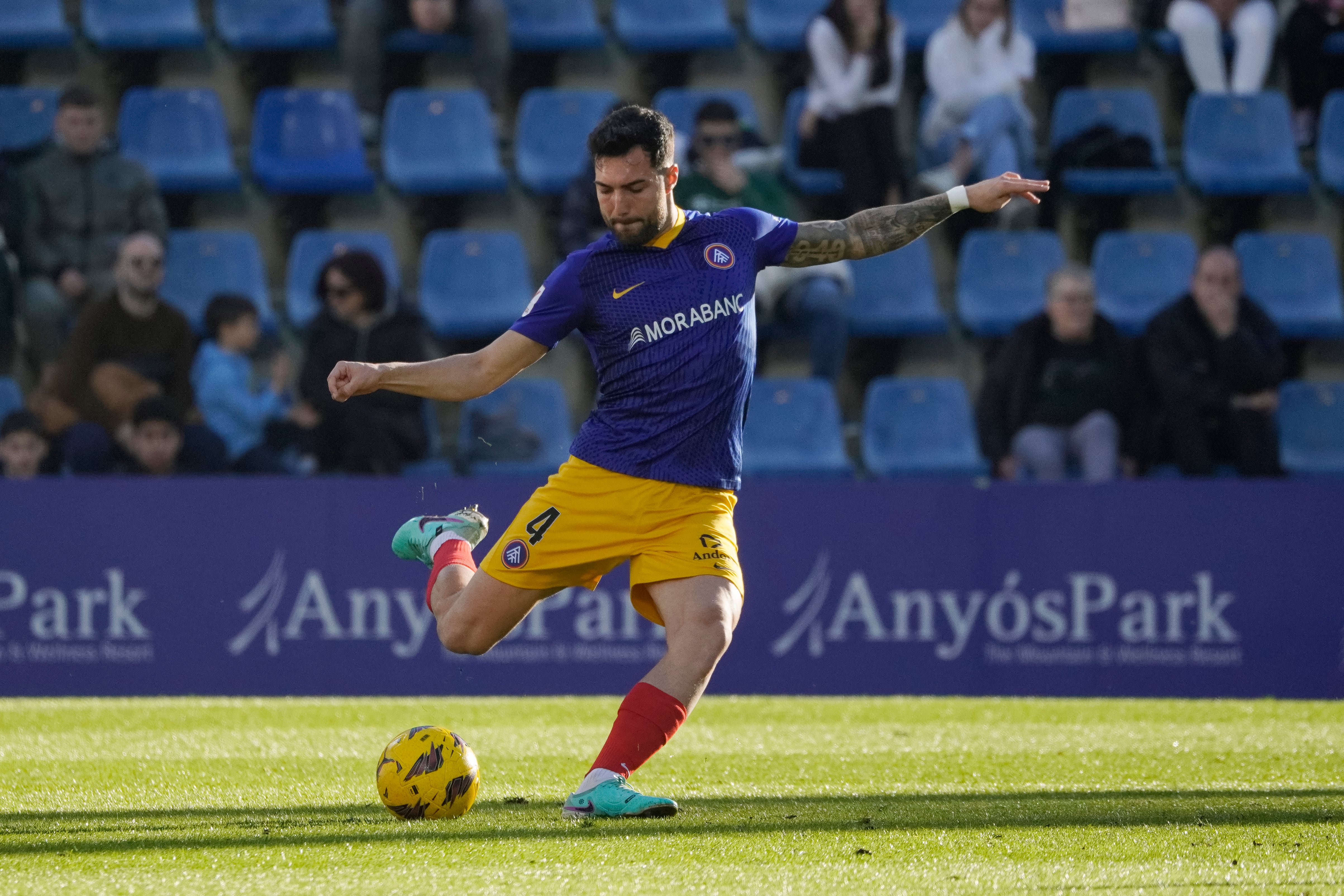 El defensa de l'FC Andorra, Àlex Pastor