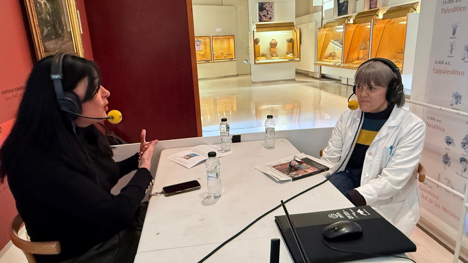 Lorena Orduna y María José Arbués