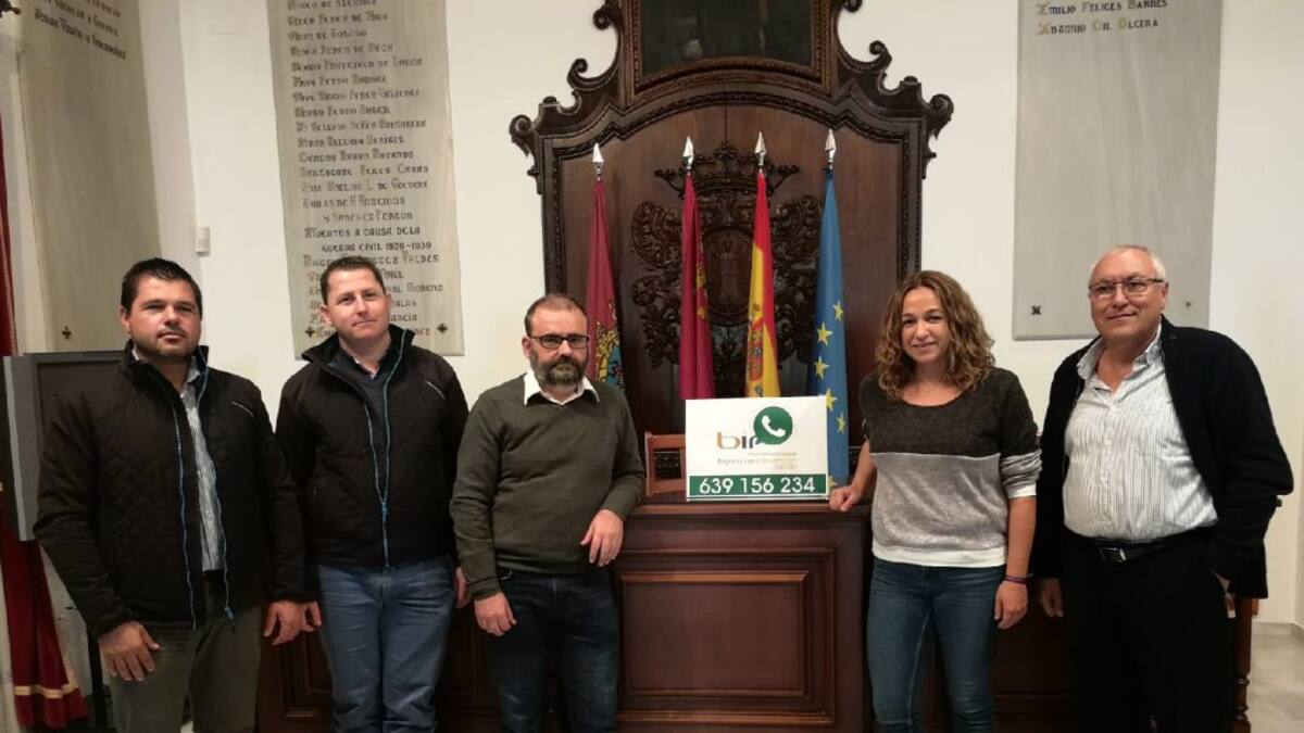 Un buzón de Whatsapp permitirá informar al Ayuntamiento de Lorca de desperfectos en la vía pública