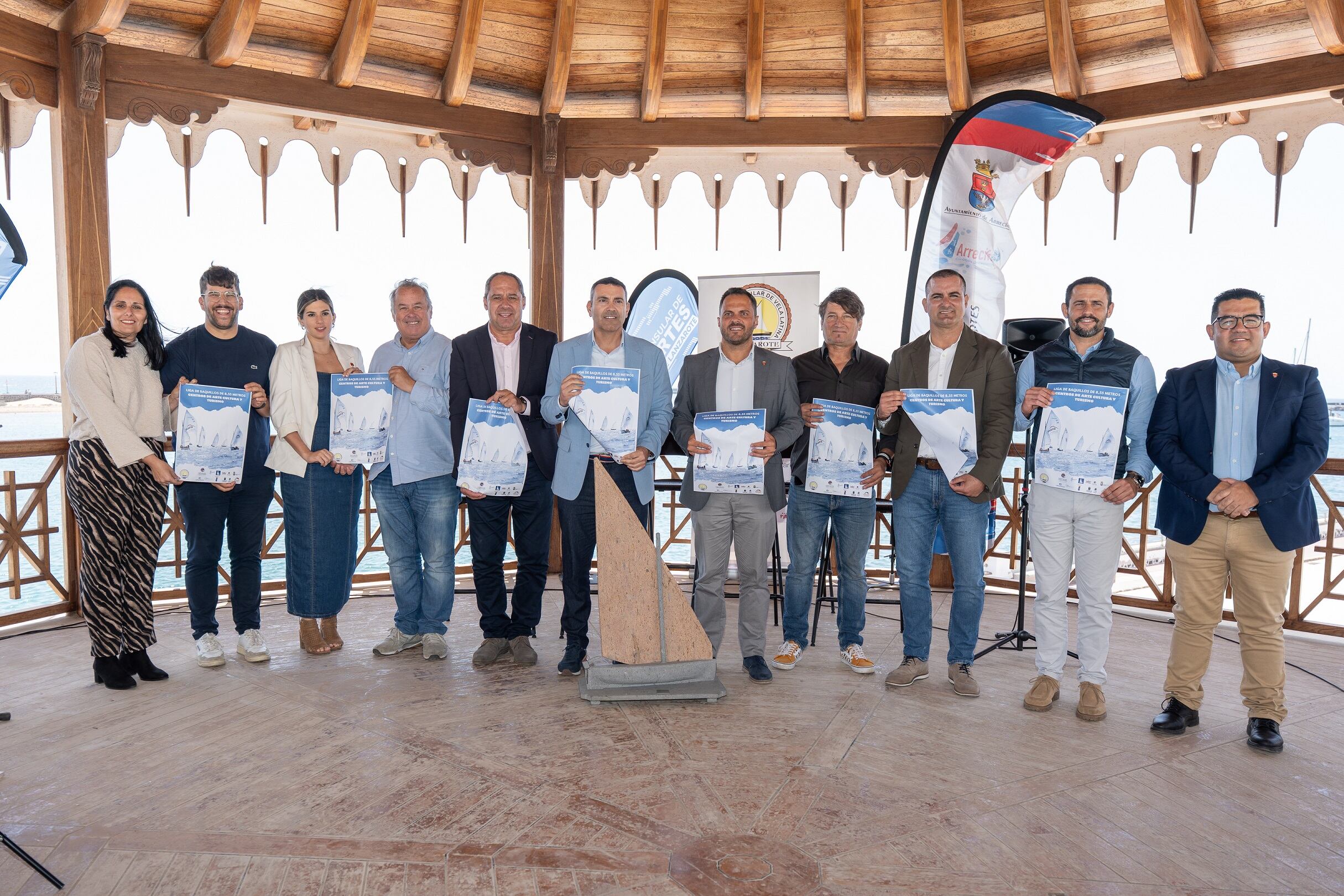 Presentación del calendario de Vela Latina en Lanzarote.