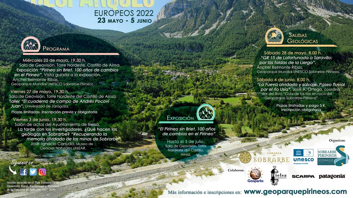 Sobrarbe se suma a la semana de los geoparques europeos