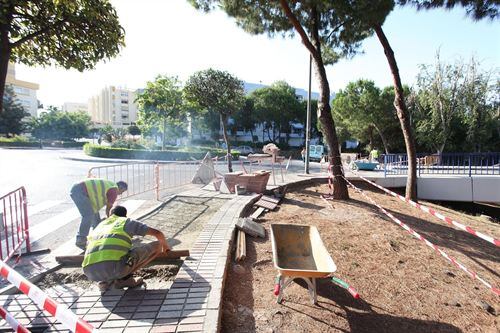 Ejecución de obras en el municipio de Marbella