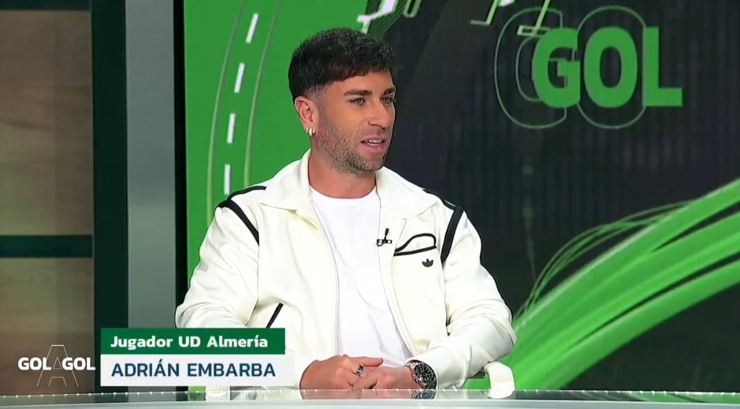 Embarba fue protagonista el domingo por la noche en el programa ‘Gol a Gol’ de Canal Sur Televisión que dirige el periodista ejidense Ángel Acién.