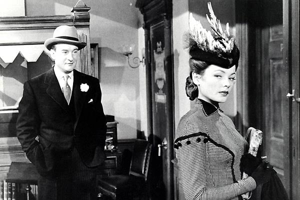 George Sanders y Gene Tierney en una escena de El fantasma y la señora Muir.