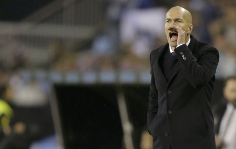 Zinedine Zidane, entrenador del Real Madrid 