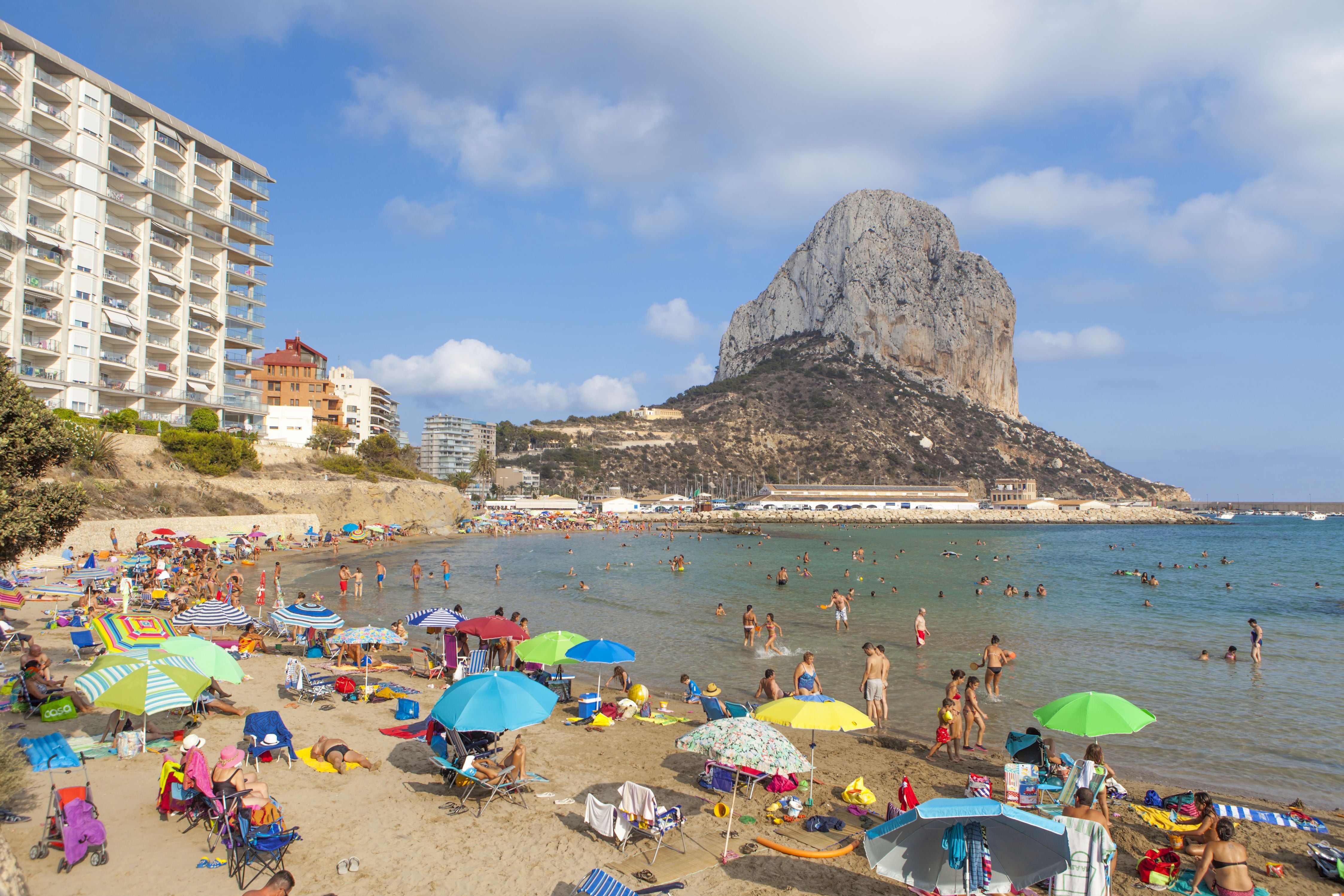 Imagen de archivo de la playa Cantal Roig en Calp