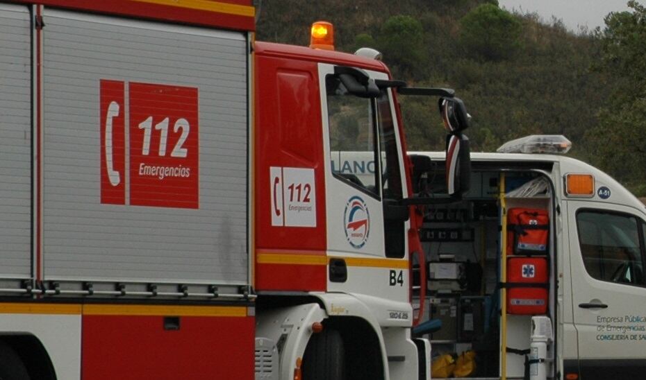Unidades de bomberos del 112 Andalucía