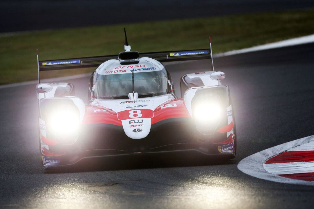 Fernando Alonso, durante la prueba de Fuji