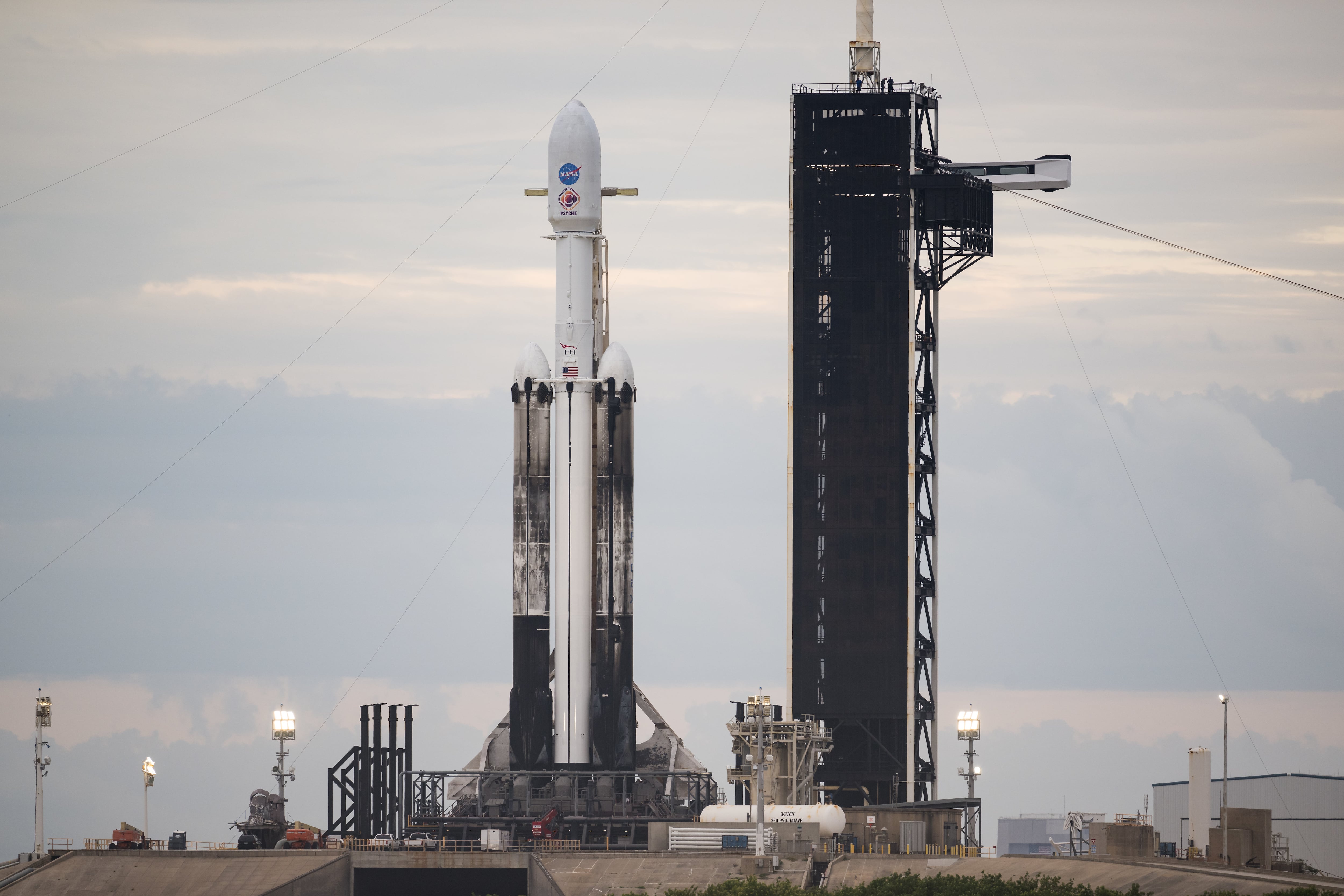 Rampa de lanzamiento de una nave de la NASA