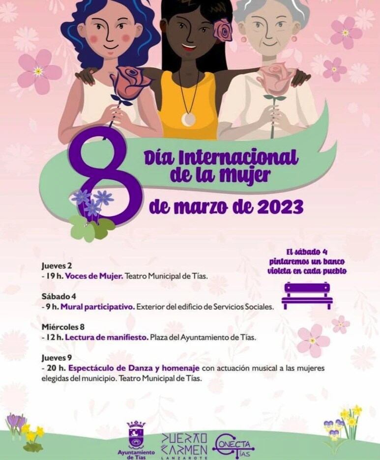 Programa por el Día de la Mujer en Tías.