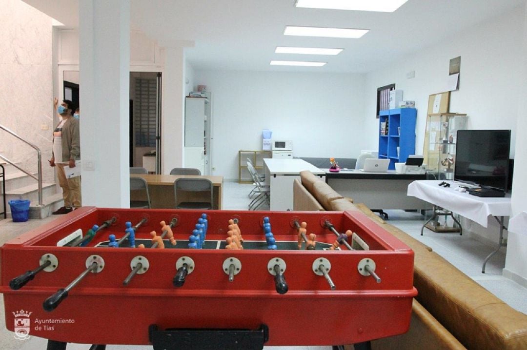 Interior del centro sociocultural de Puerto del Carmen.