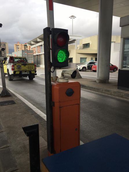 Control paso vehículos.