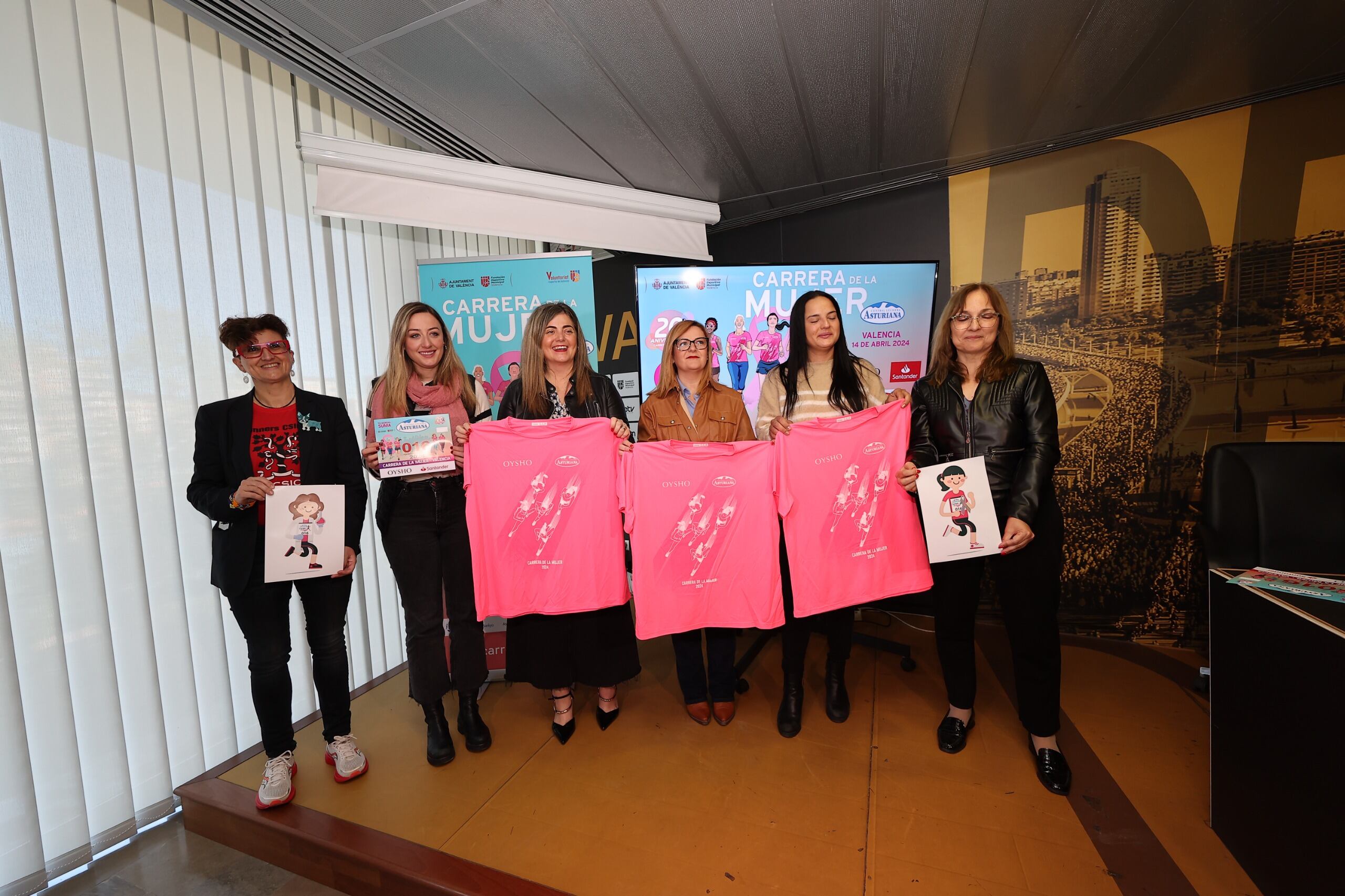 Presentación de la Carrera de la Mujer Central Lechera Asturiana de València