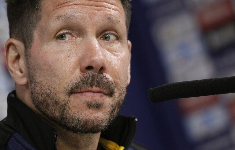 Simeone, en rueda de prensa