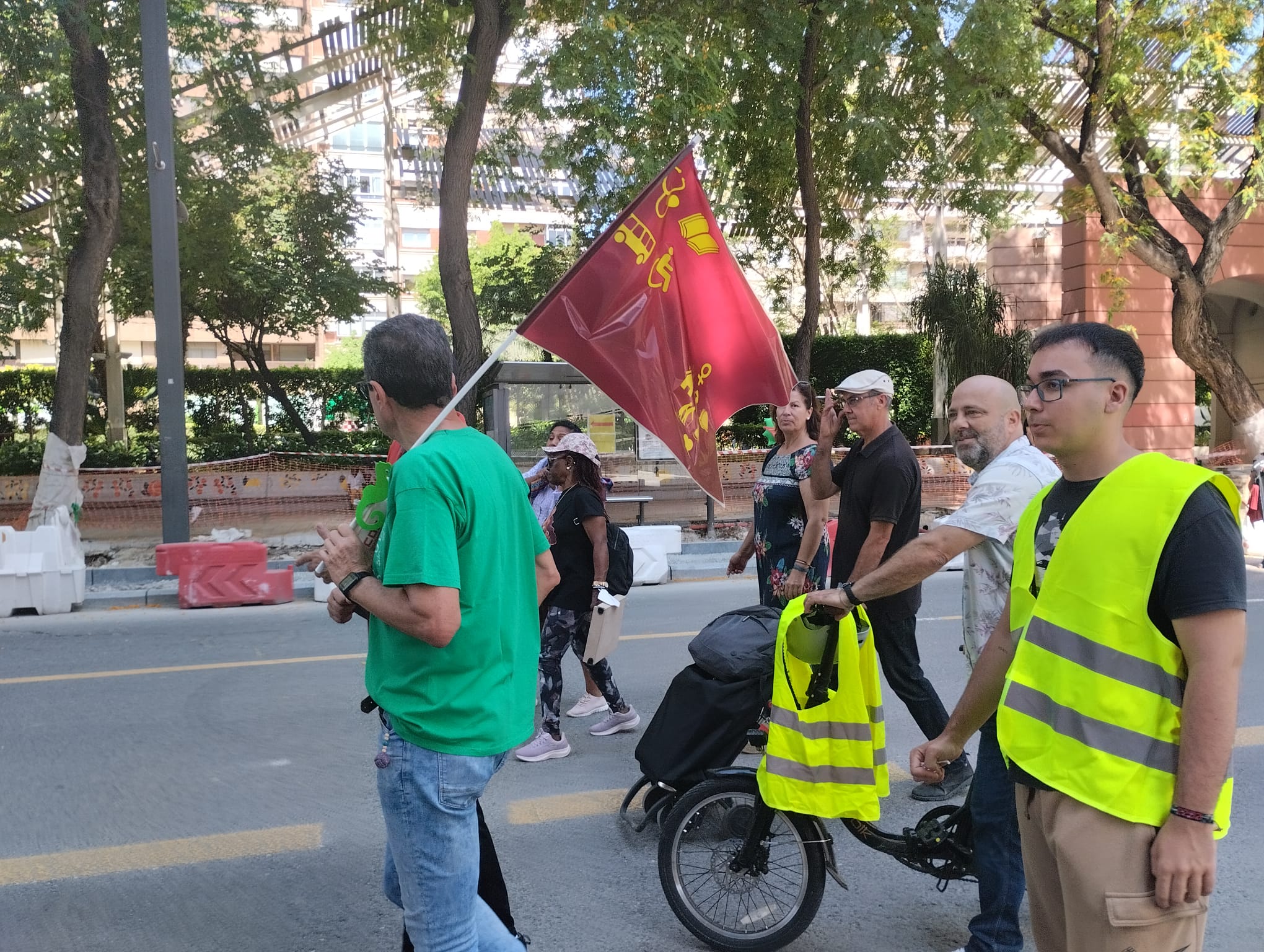 Manifestación en Murcia convocada por la Plataforma Unitaria de Colectivos